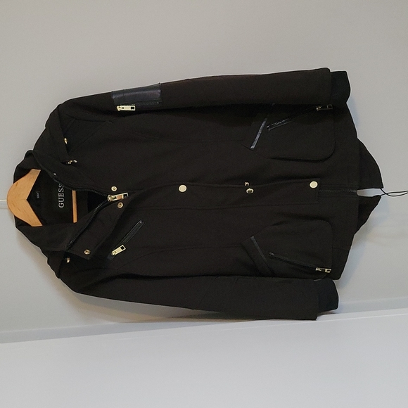 Guess Jackets & Blazers - GUESS~ Soft Shell Jacket, Black, S